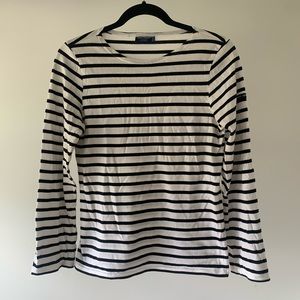 Saint James striped long sleeve shirt